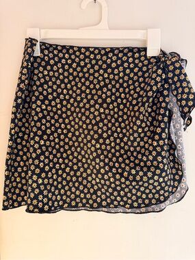One Size Floral Bathing Suit Cover Up